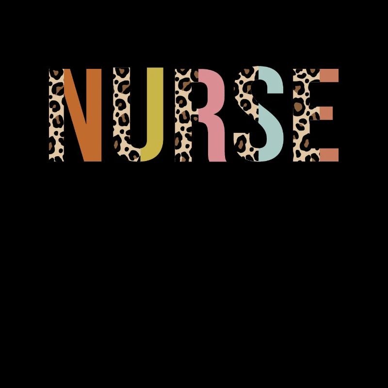 Clinical Nurse Leopard Print Registered RN