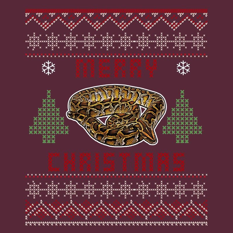 Burmesische Python Weihnachten