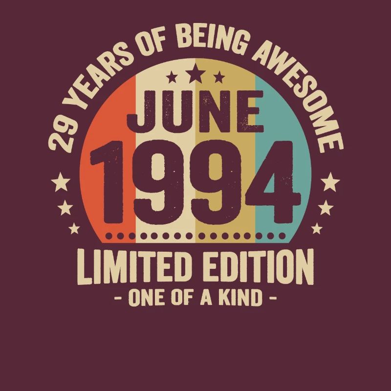 Juni 1994 29-jähriges Jubiläum Vintage-Geschenkidee