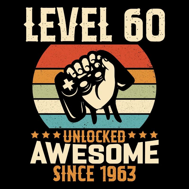 Level 60 Year Unlock Gaming Birthday Gift