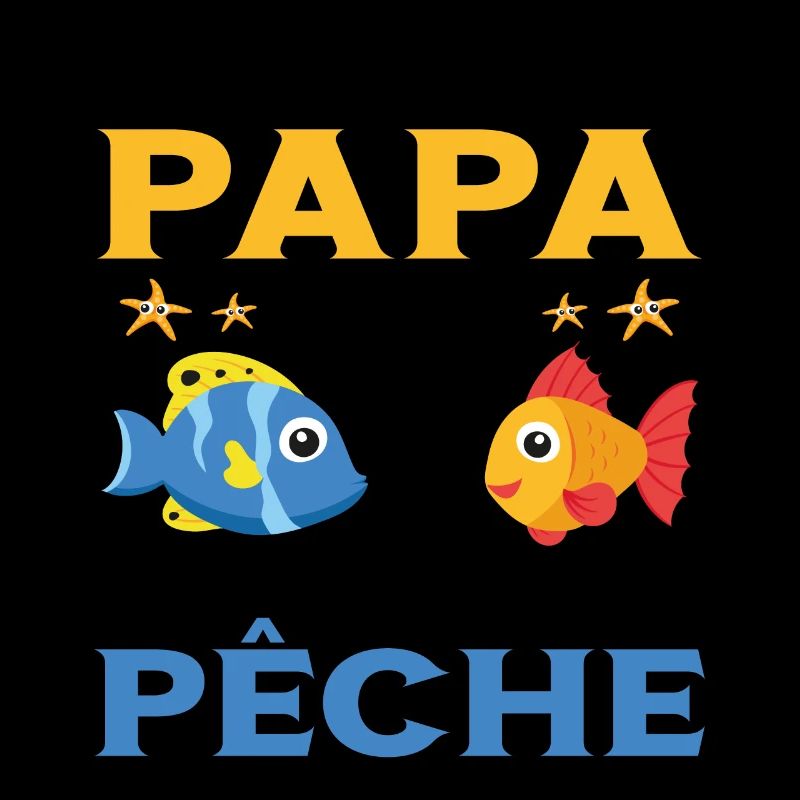 Papa Pêche Pêcheur Bébé Nourrisson Naissance