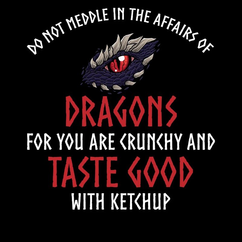 Drachen-Ketchup-Zitat, Drachen