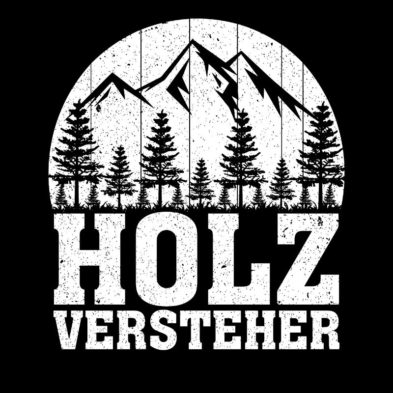 Holzversteher Chainsaw Retro Forest Woodworker