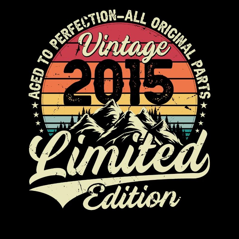 Vintage Geburtstagsgeschenk 2015 Limited Edition