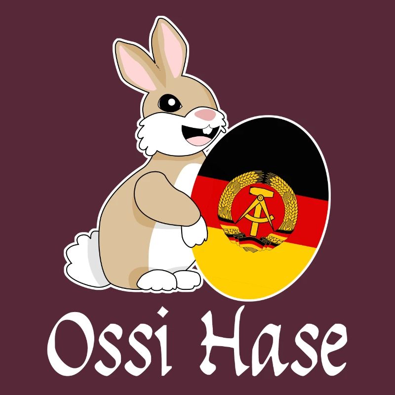 Ossi with Easter egg from East Germany