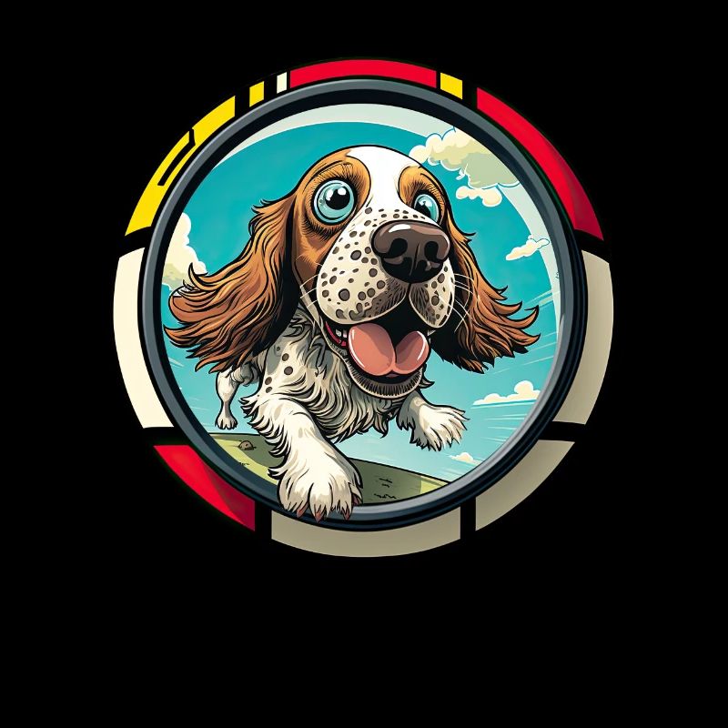 Dog Cartoon Cocker Spaniel for Dog Lovers
