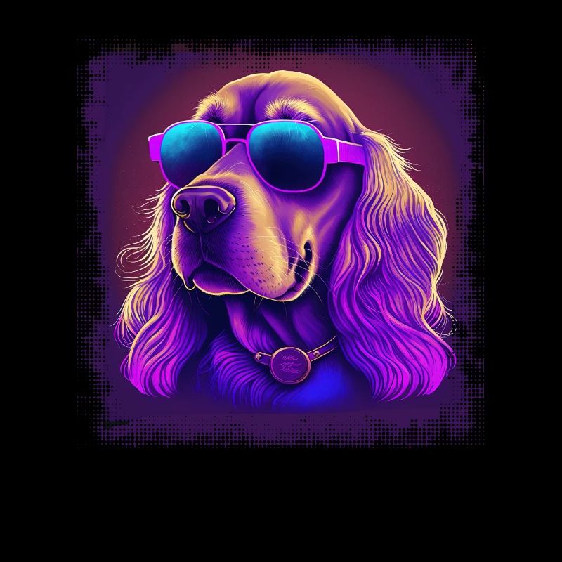 Dog Cartoon Cocker Spaniel for Dog Lovers