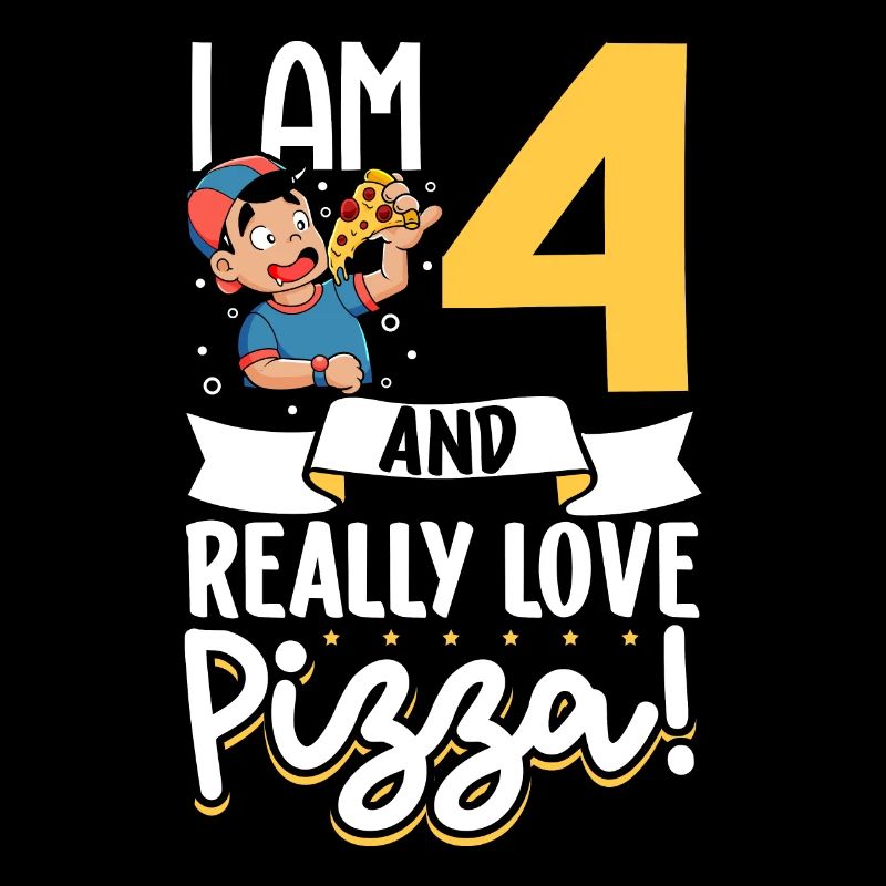 J’ai 4 ans - Boy Pizza
