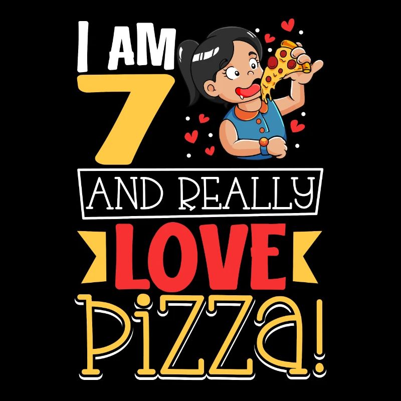 Ich bin 7 - Mädchen Pizza