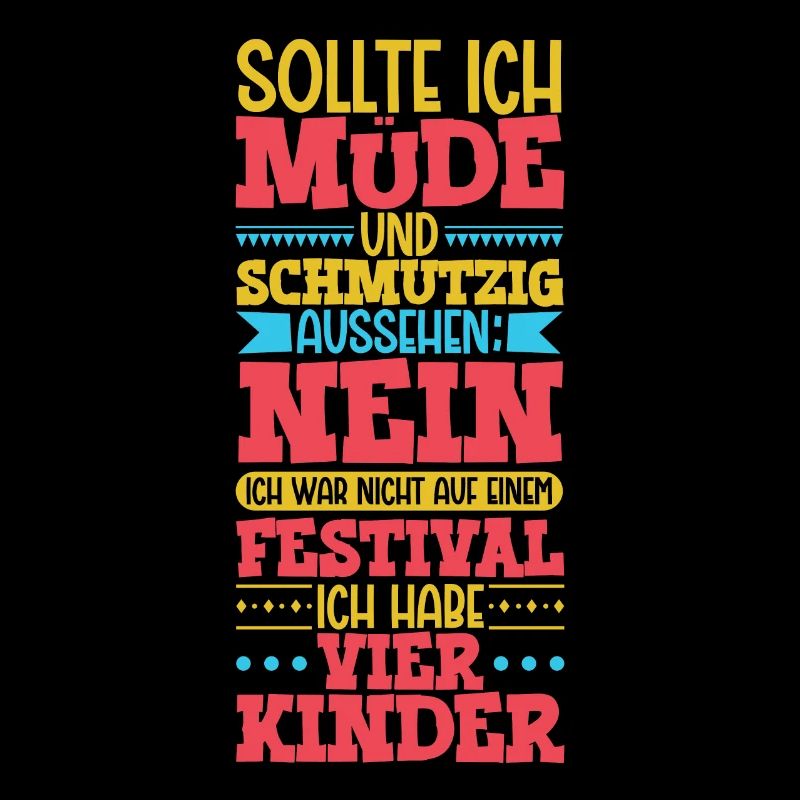 Müde und schmutzig - vier Kinder