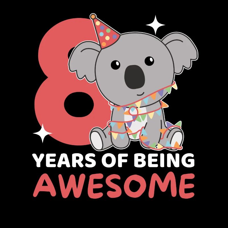 Koala pour les enfants de 8 ans de huit ans