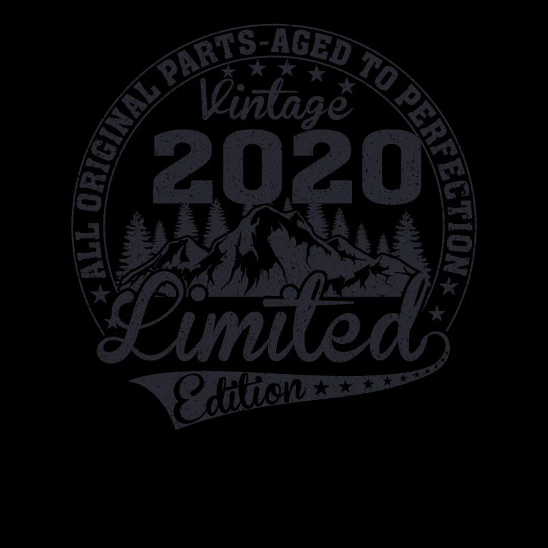 Born 2020 Vintage Retro Anniversary