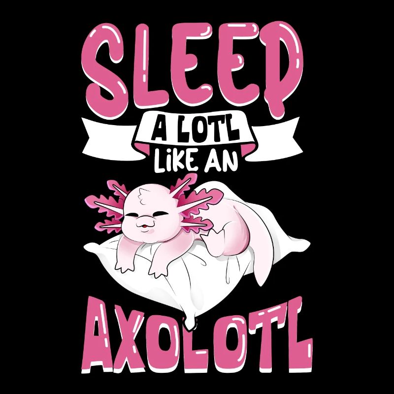 Dormez beaucoup comme un Axolotl