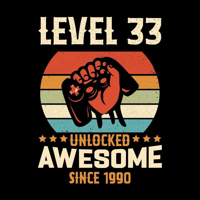 Niveau 33 Complete 1990 Cadeau D'anniversaire