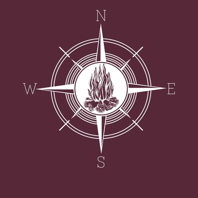 Campfire Fire Pit Compass