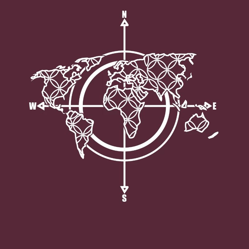 World Maps Compass World Map