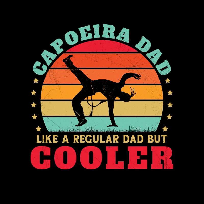 Mann Capoeira Papa Vintage Vatertagsgeschenk