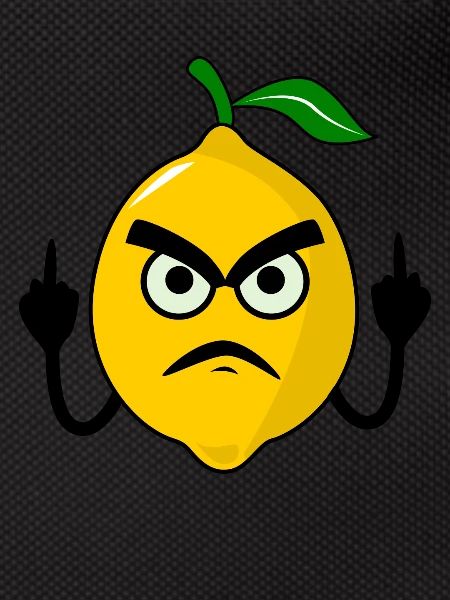 Lemon Middle Finger Lemon
