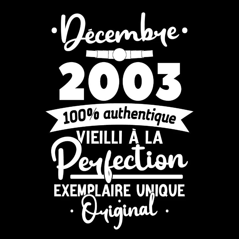 Décembre 2003 20 Ans
