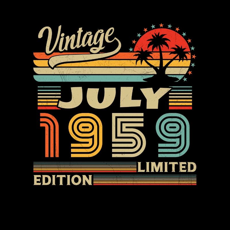 Geschenk Geburtstag Vintage Juli 1959