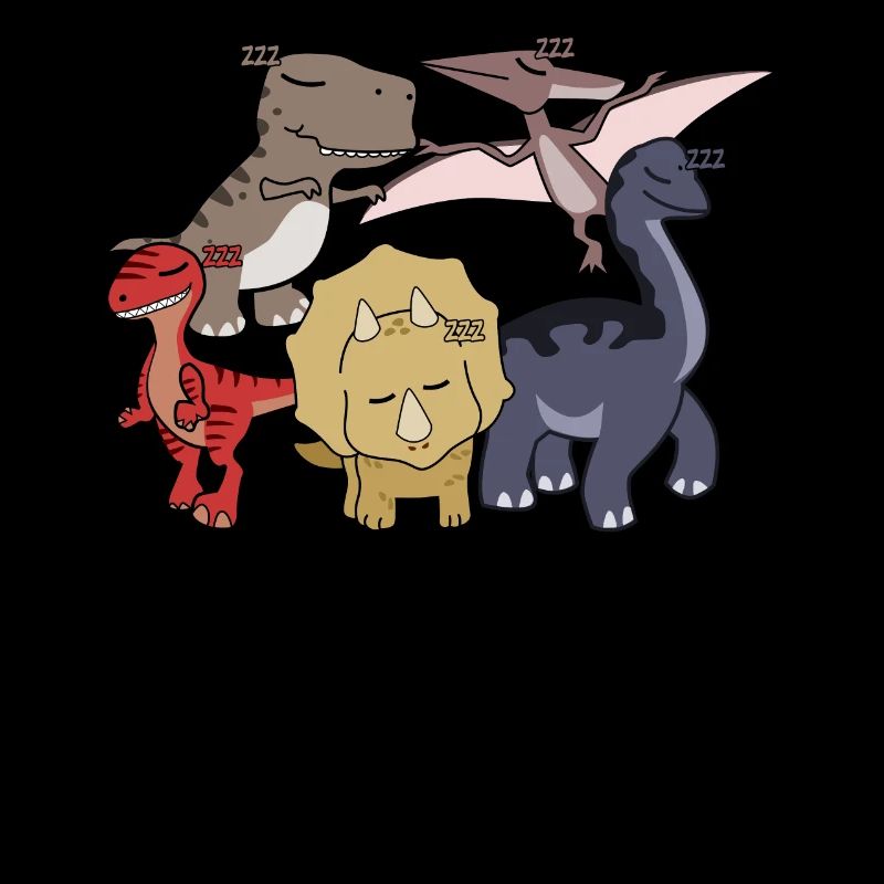 sleeping dinosaurs