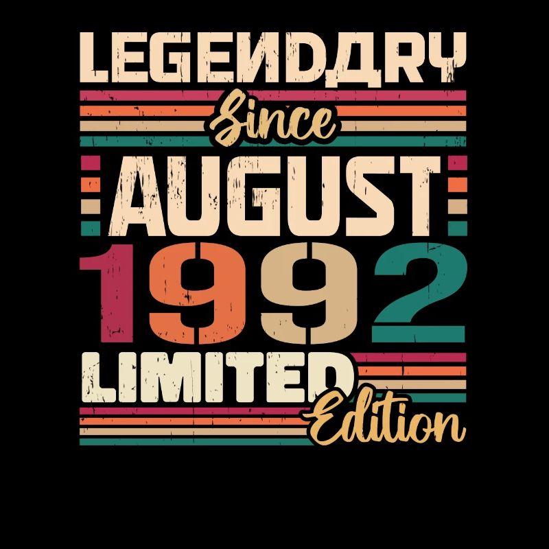 1992 August Geburtstag Legende August 1992