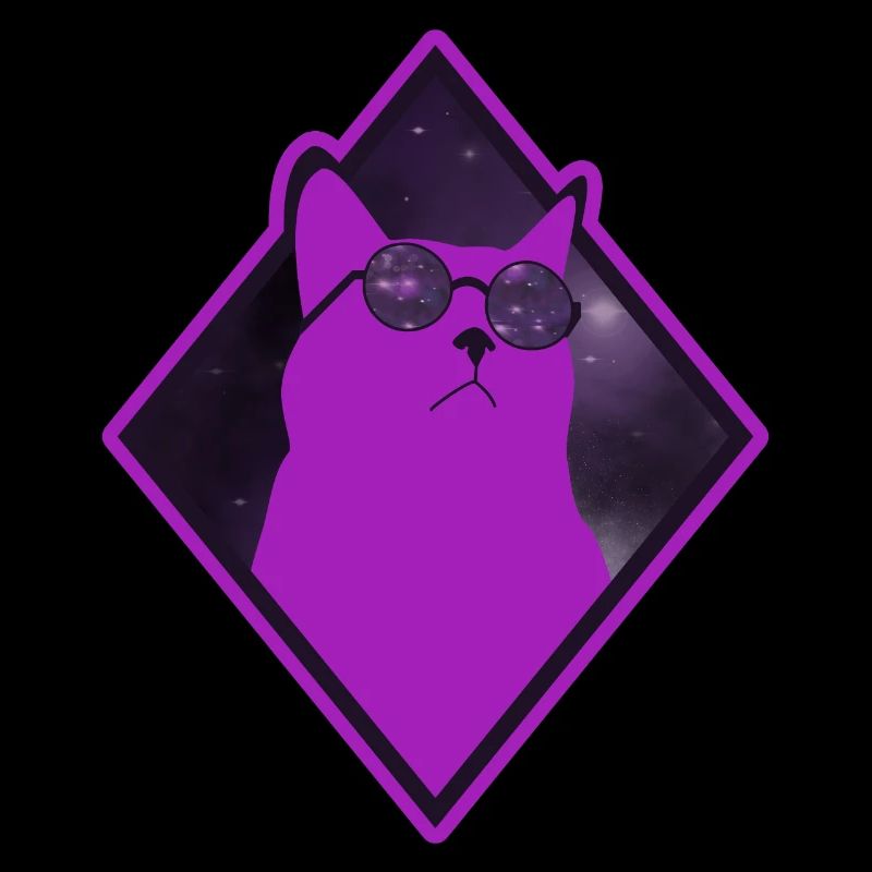 Katze Galaxy pink