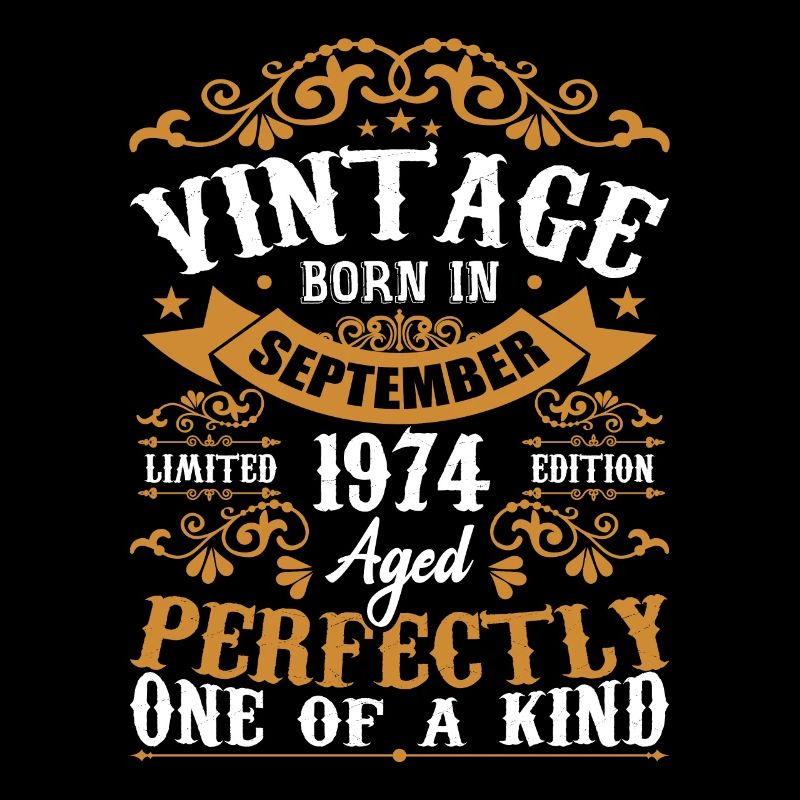 September 1974 Birthday Gift 1974 September