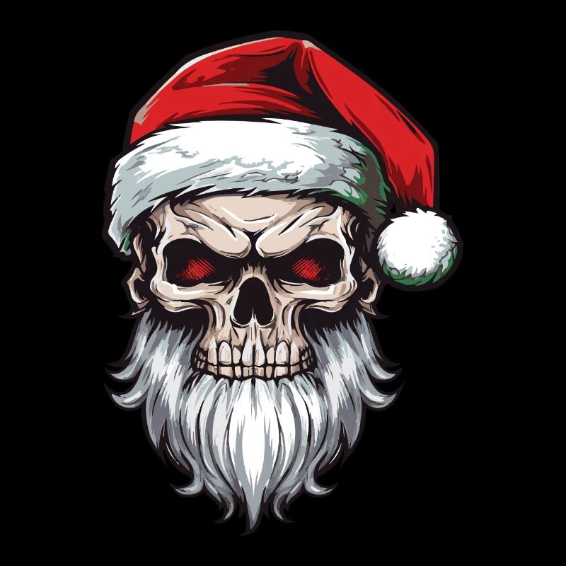 Weihnachtsmann Totenkopf
