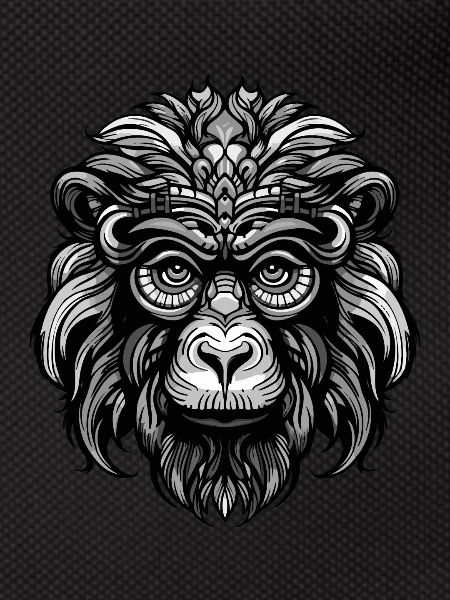 Monkey Portrait
