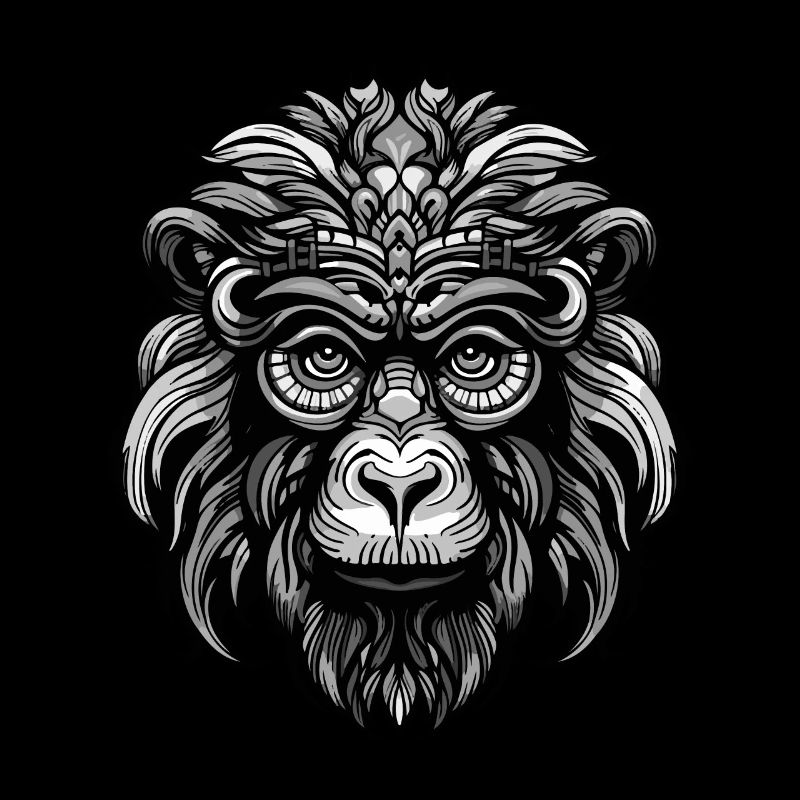 Monkey Portrait
