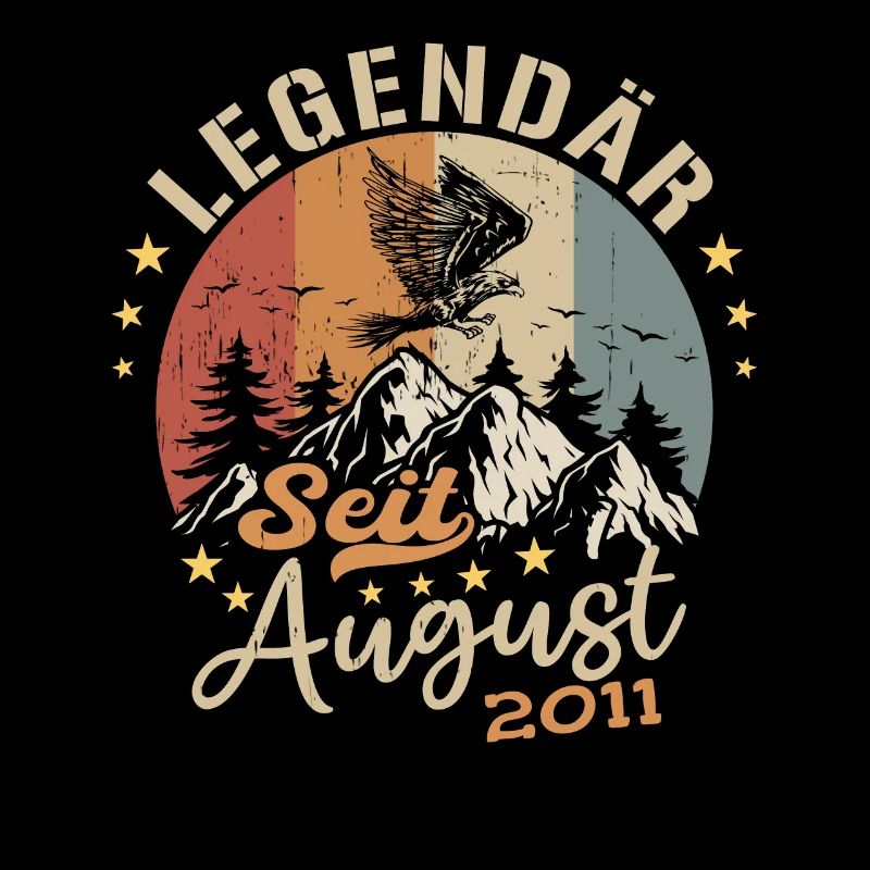 Legendär seit August 2011 Geburtstag Geschenk
