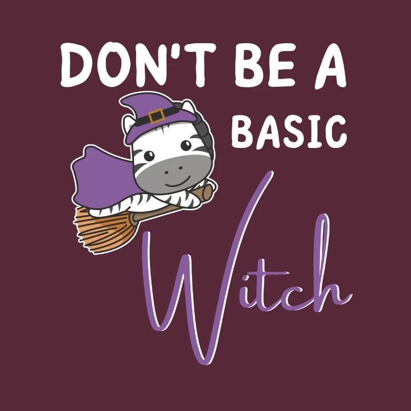 Zebra Halloween Hexen don't be a basic witch