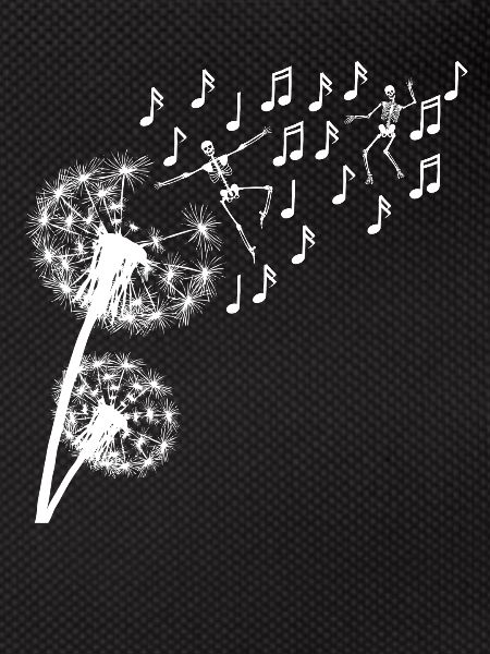 Dandelion Halloween Dancing Skeletons