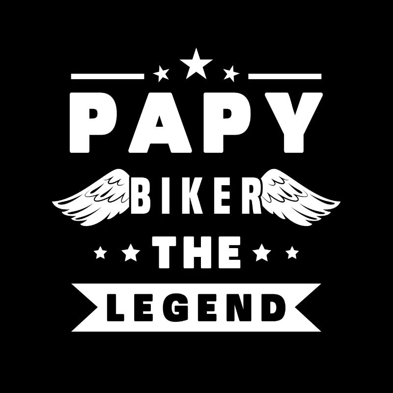 Papy biker motard cadeau drôle moto papi