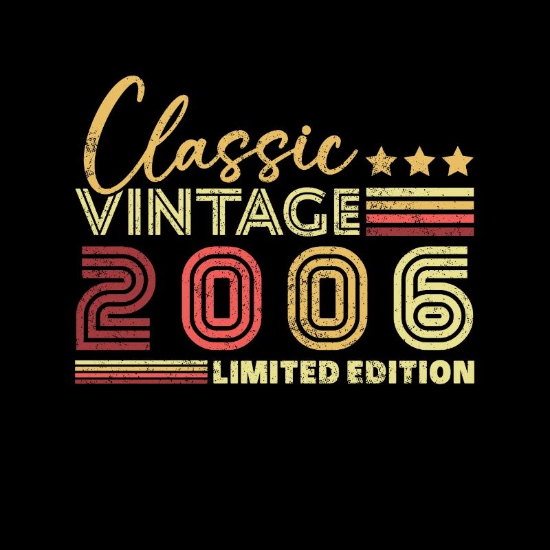 Klassisches Vintage 2006 Geburtstagsgeschenk