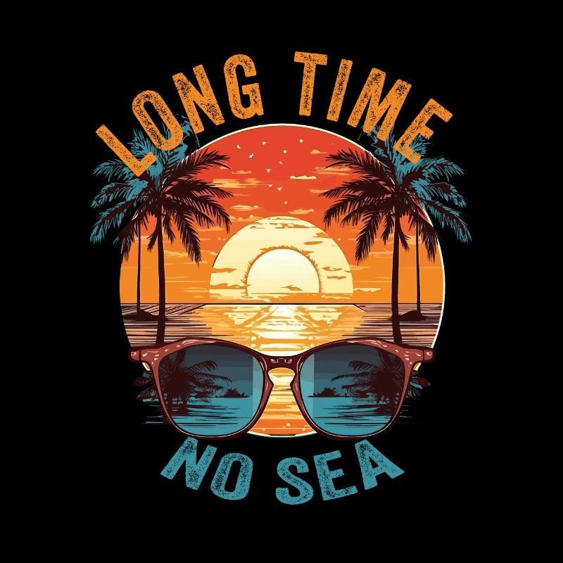 Vacances d’été au bord de la mer Longtemps pas de mer