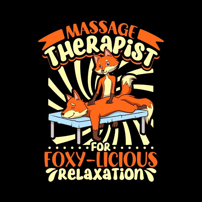 Fuchs bei der Massage