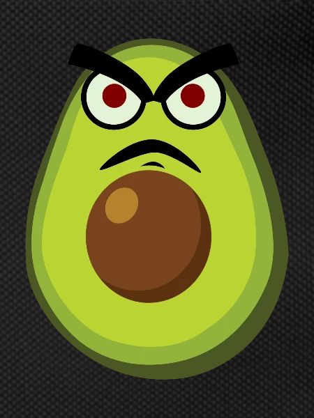 Avocados Grumpy Avocado