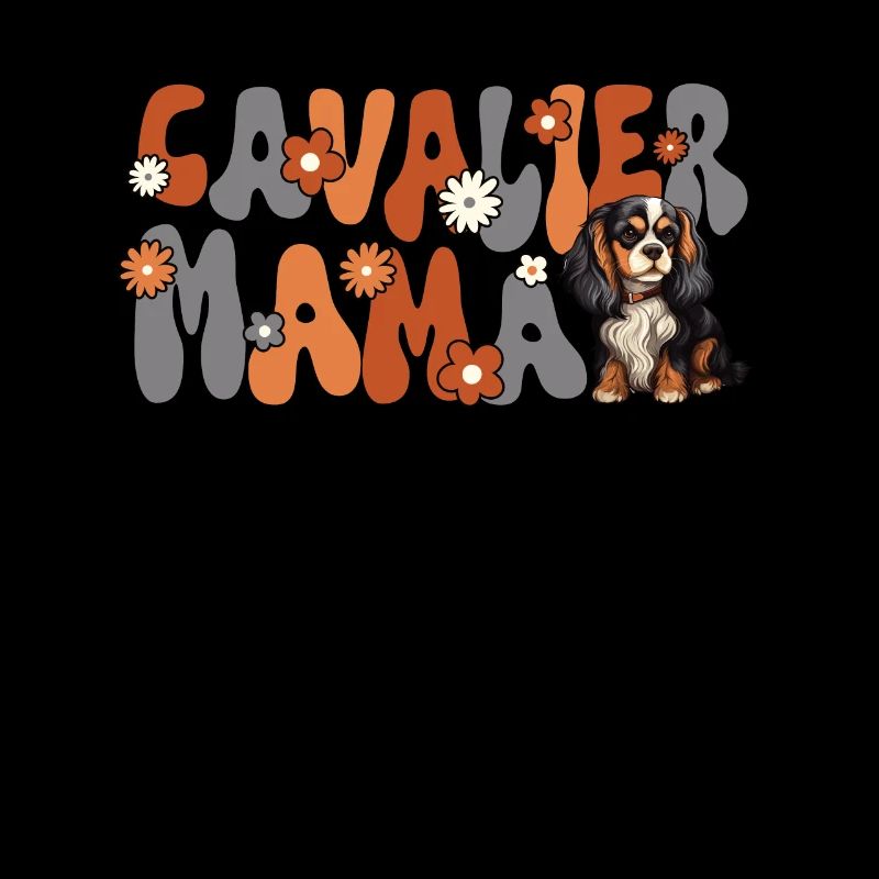 Cavalier King Charles Spaniel Groovy Cavalier Mama