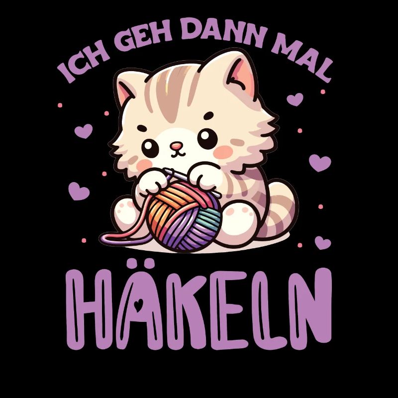 I'm going to crochet cute cat with wool
