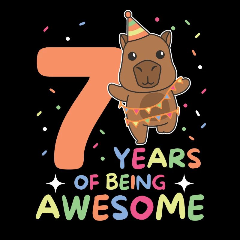 Capybara for her 7th birthday children seven years old