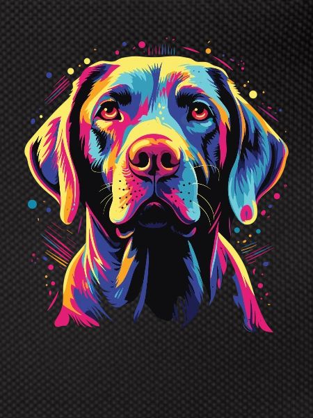 Wasserfarben Farbenfroher Pointer