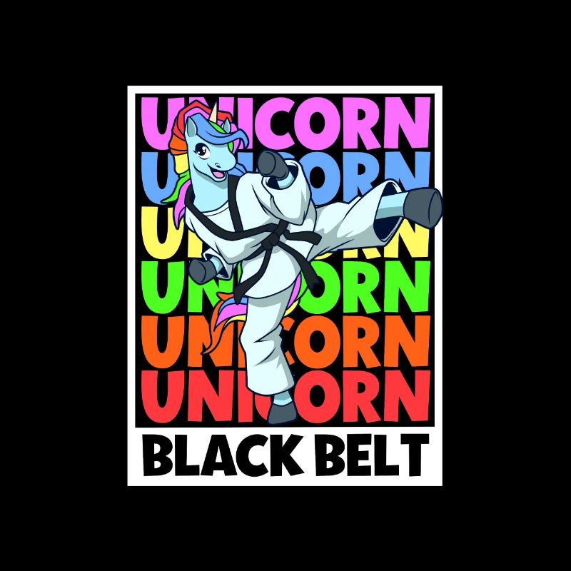 Einhorn - Tang Soo Do Schwarzer Gürtel