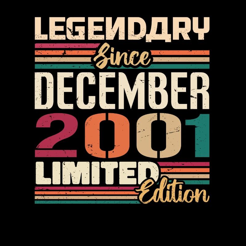 Legendary since December 2001 Vintage December 2001