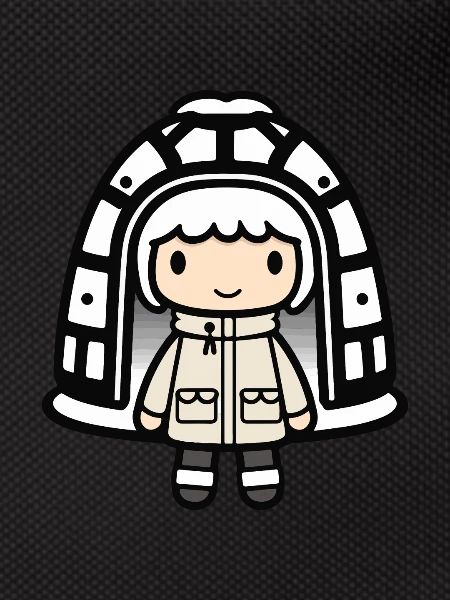 Hiver Eskimo Igloo Mignon