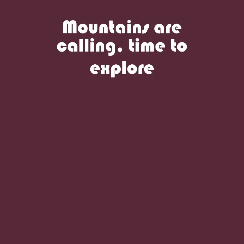 Wandern - Mountains are calling, time to explore