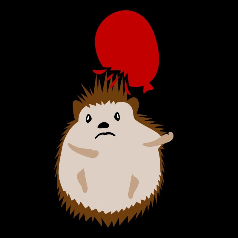 Hérisson Ballon Rouge Hérissons