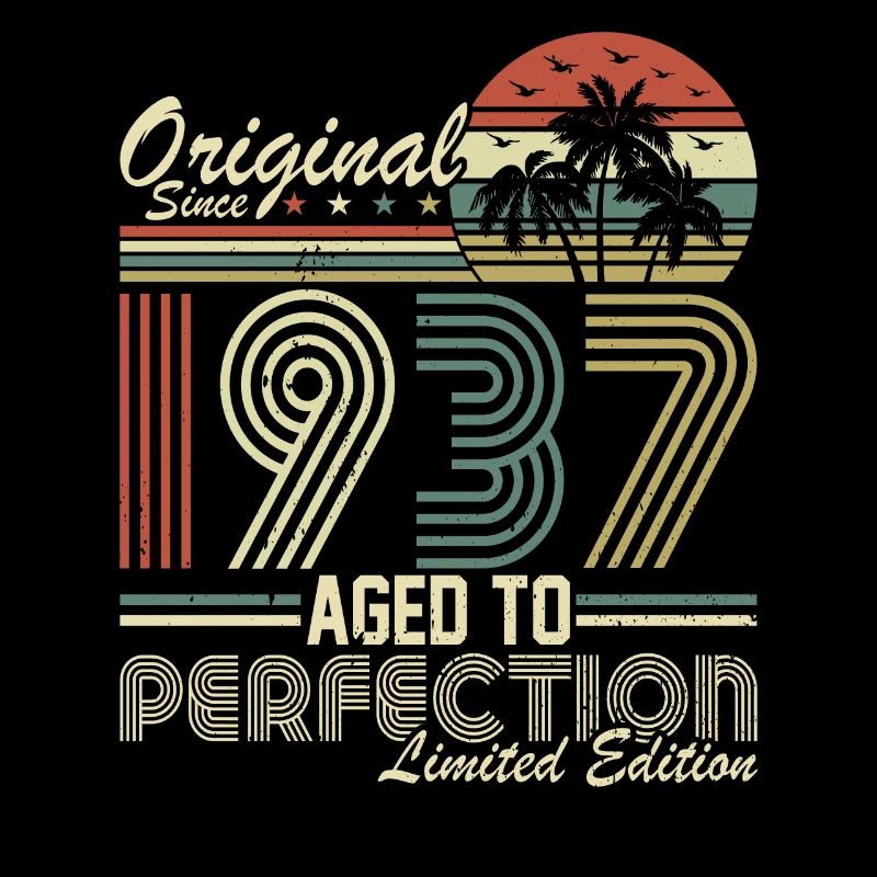 87. Geburtstag Vintage Retro 1937