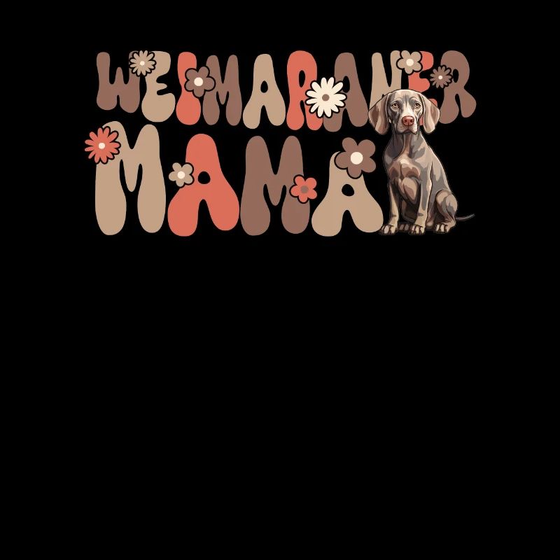 Weimaraner Groovy Weimaraner Mom
